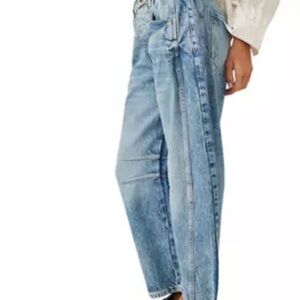 Free People Barrel Jeans